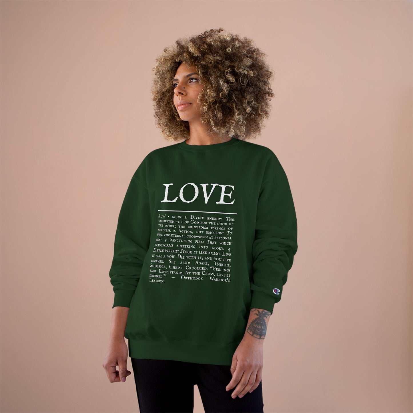 LOVE – Champion Heavyweight Hoodie