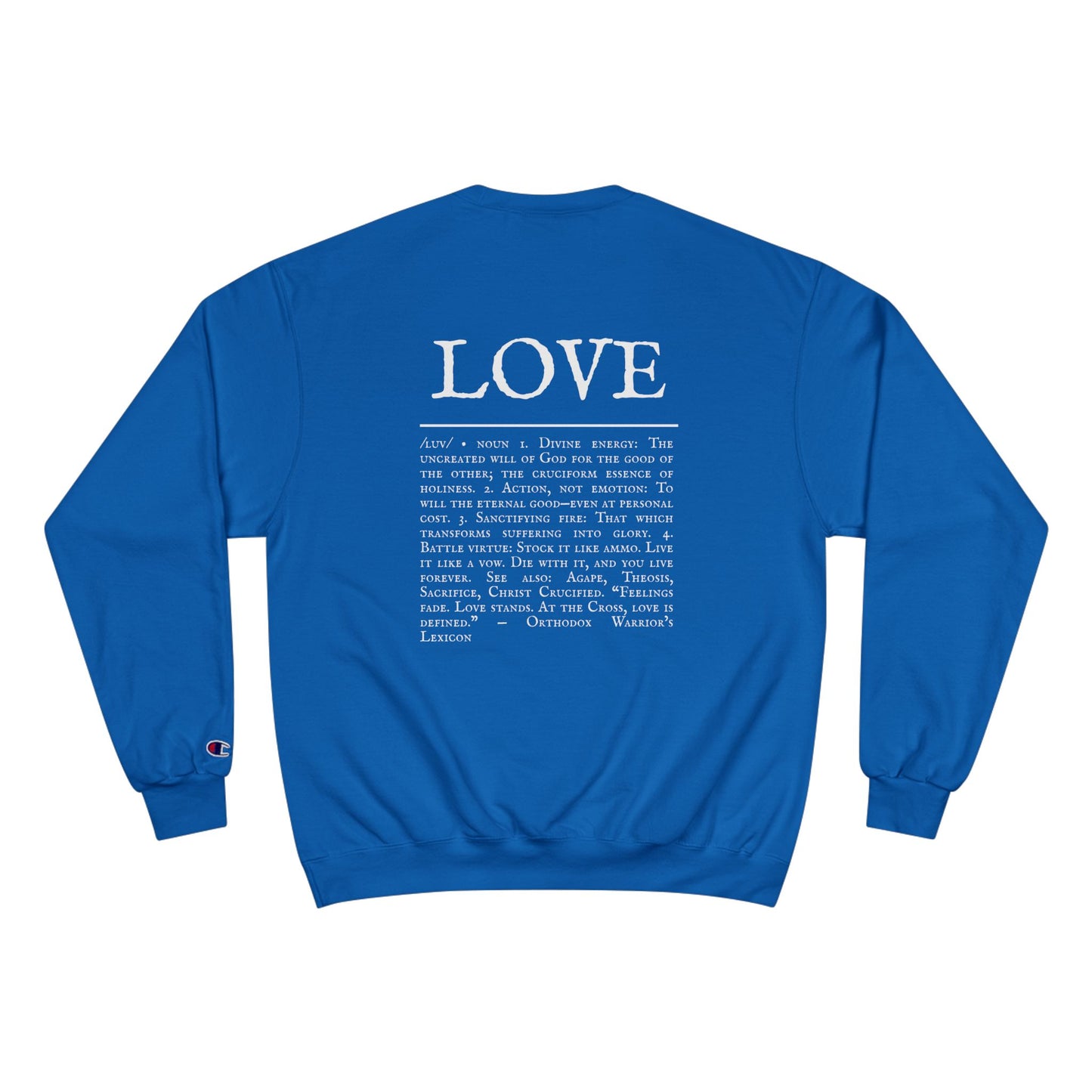 LOVE – Champion Heavyweight Hoodie