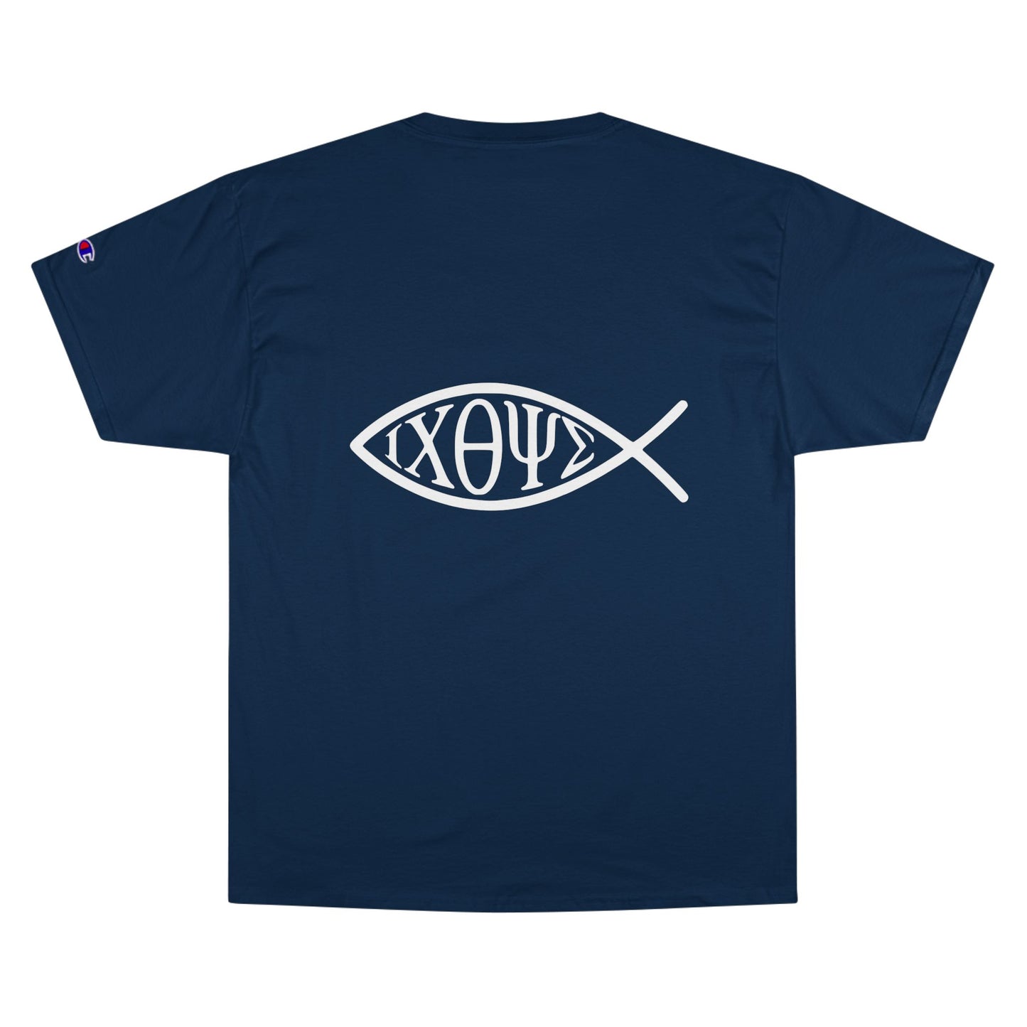 Ichthys: The Original Sign of Faith Under Fire ~ Champion T-Shirt