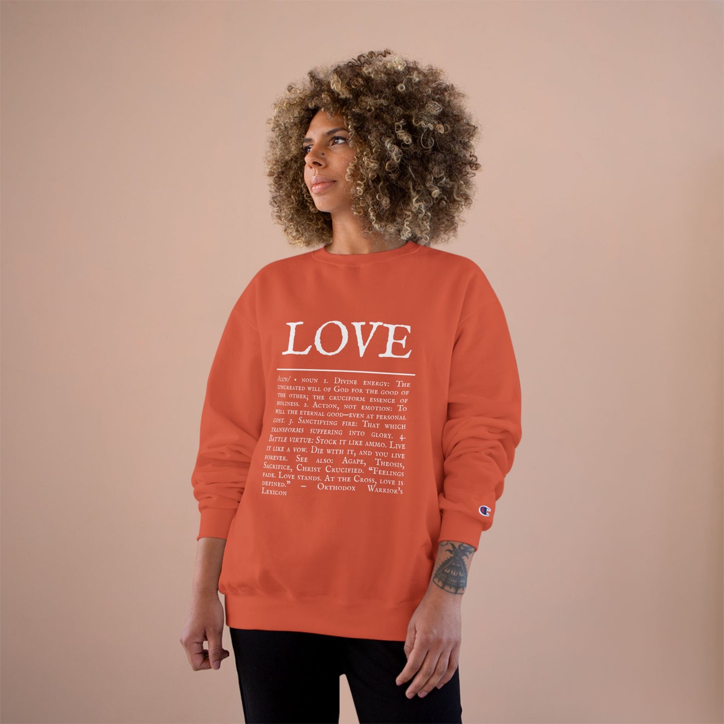 LOVE – Champion Heavyweight Hoodie