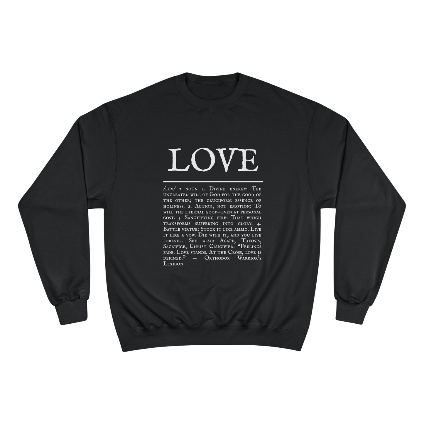 LOVE – Champion Heavyweight Hoodie