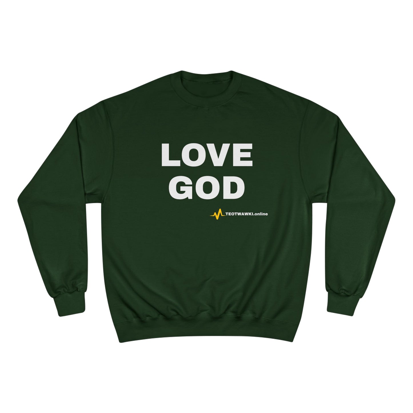 LOVE GOD – Свитшот Champion®