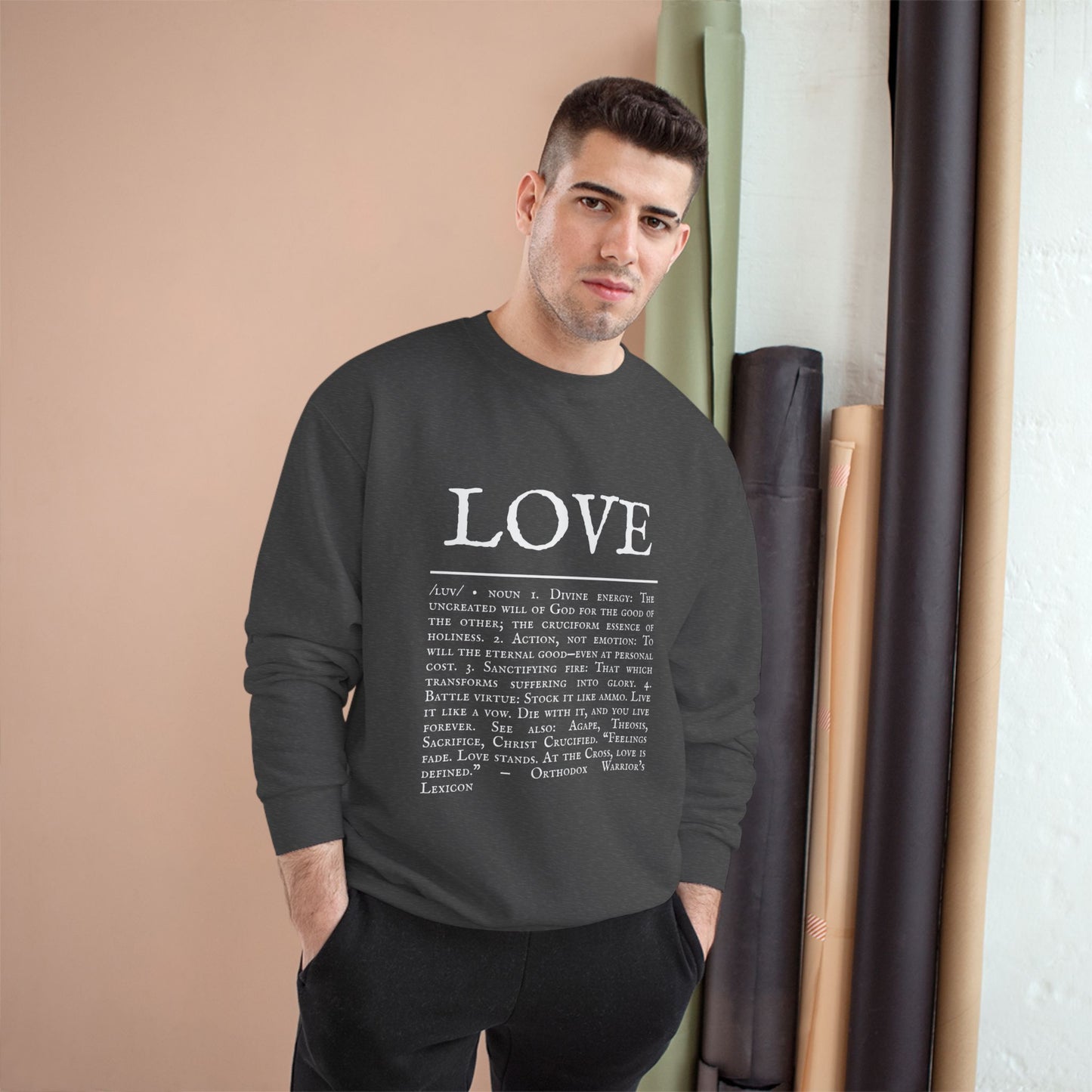 LOVE – Champion Heavyweight Hoodie