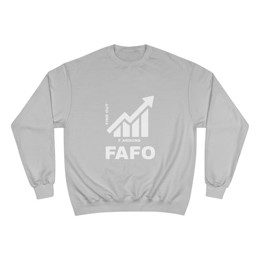 Champion® Sweatshirt — FAFO WARNING CREW