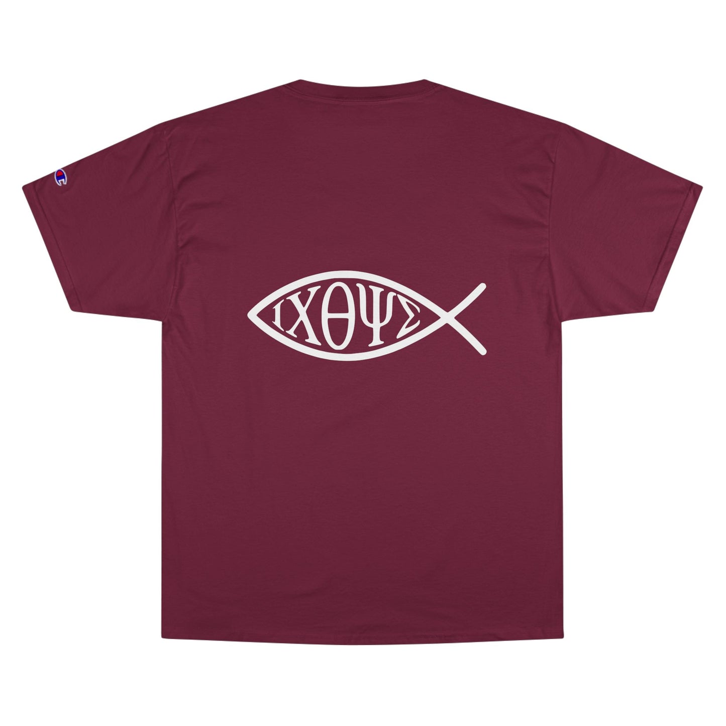 Ichthys: The Original Sign of Faith Under Fire ~ Champion T-Shirt
