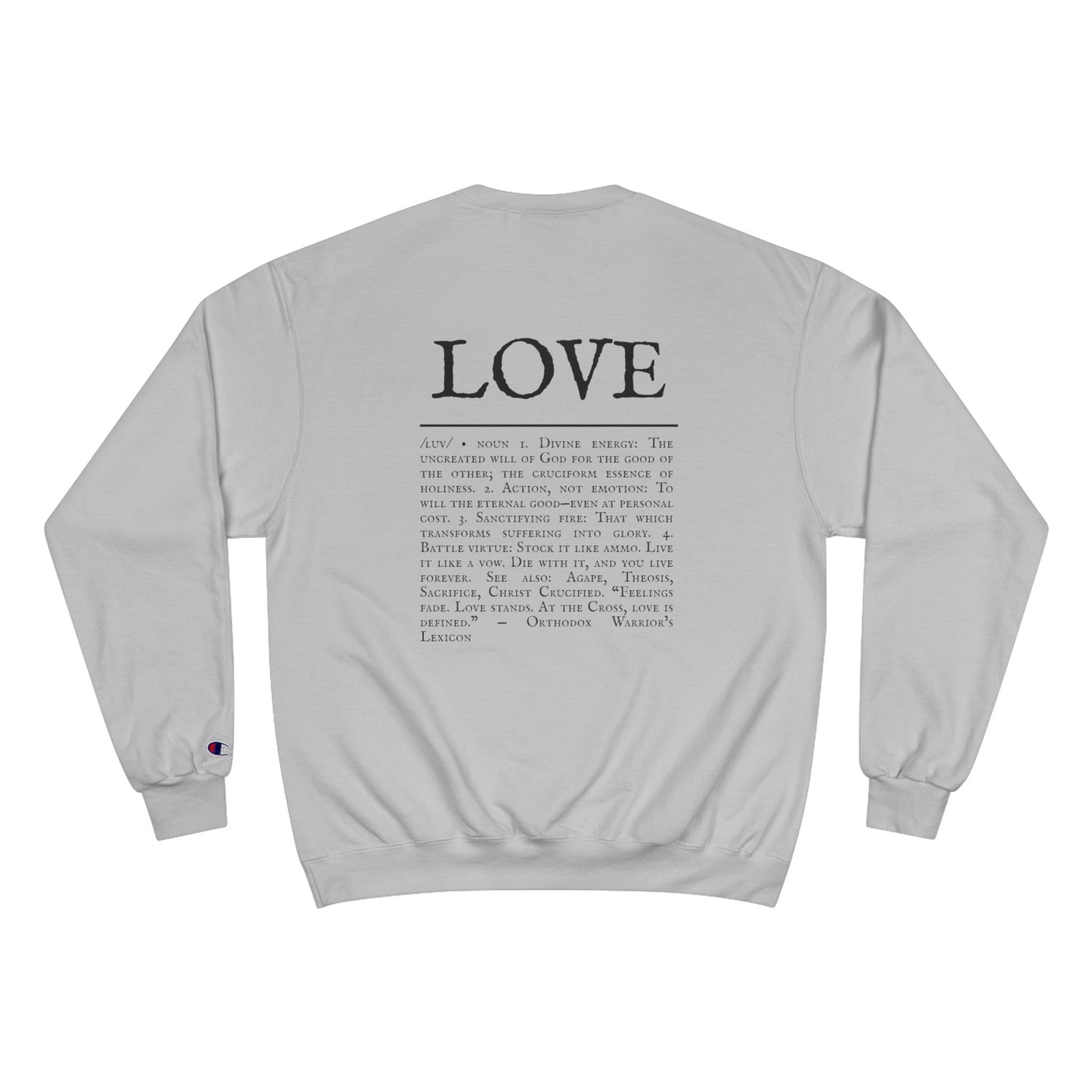 LOVE – Champion Heavyweight Hoodie