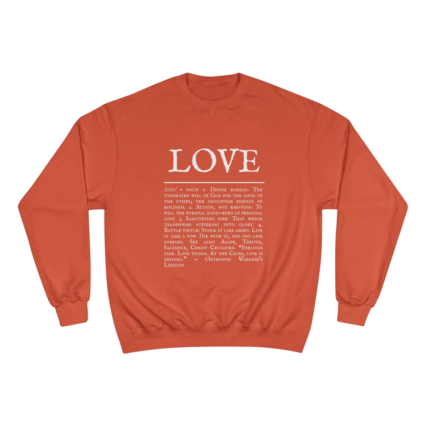 LOVE – Champion Heavyweight Hoodie