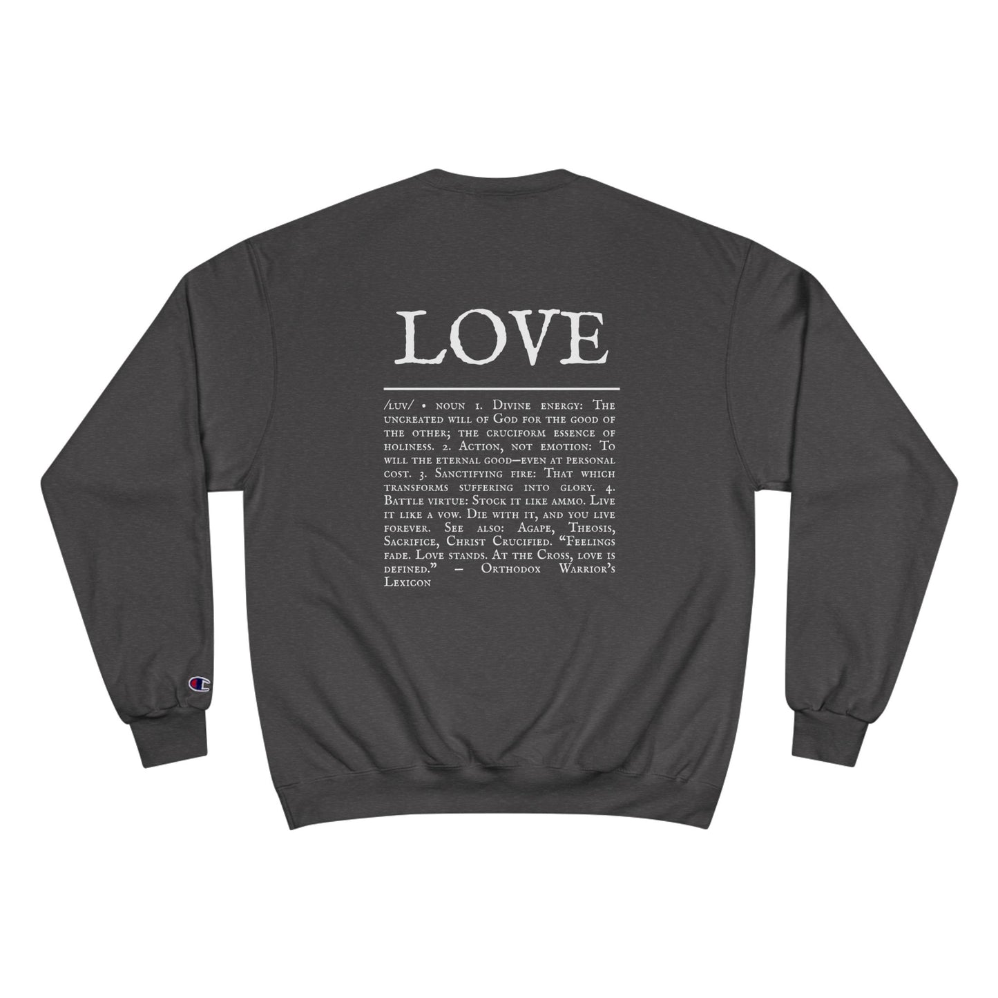 LOVE – Champion Heavyweight Hoodie