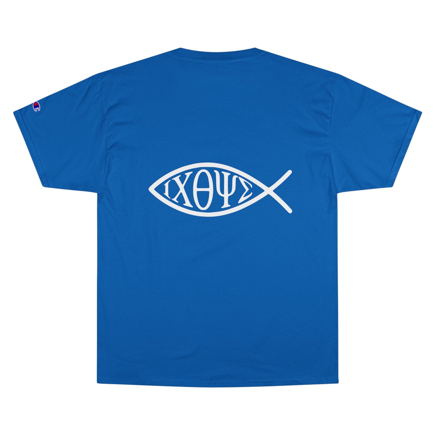 Ichthys: The Original Sign of Faith Under Fire ~ Champion T-Shirt