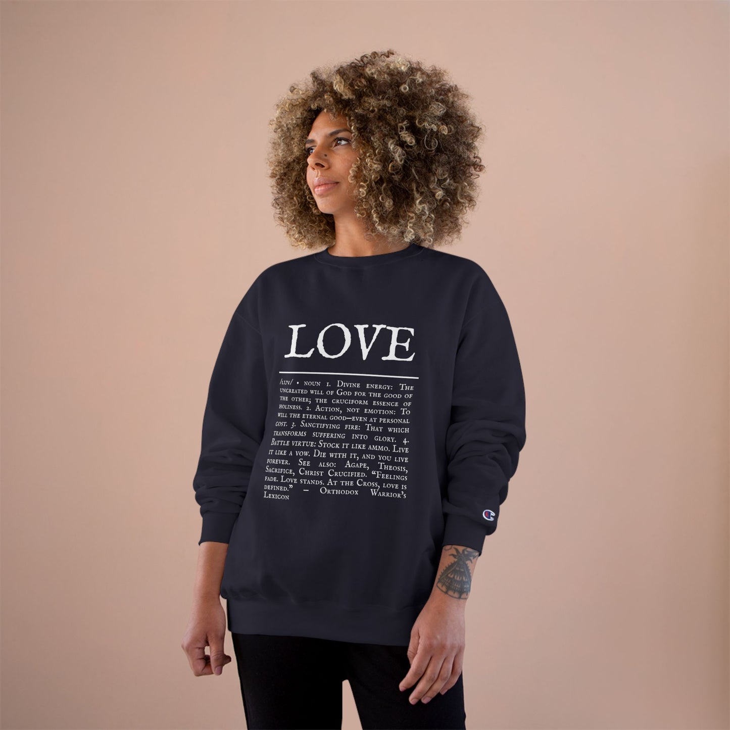 LOVE – Champion Heavyweight Hoodie