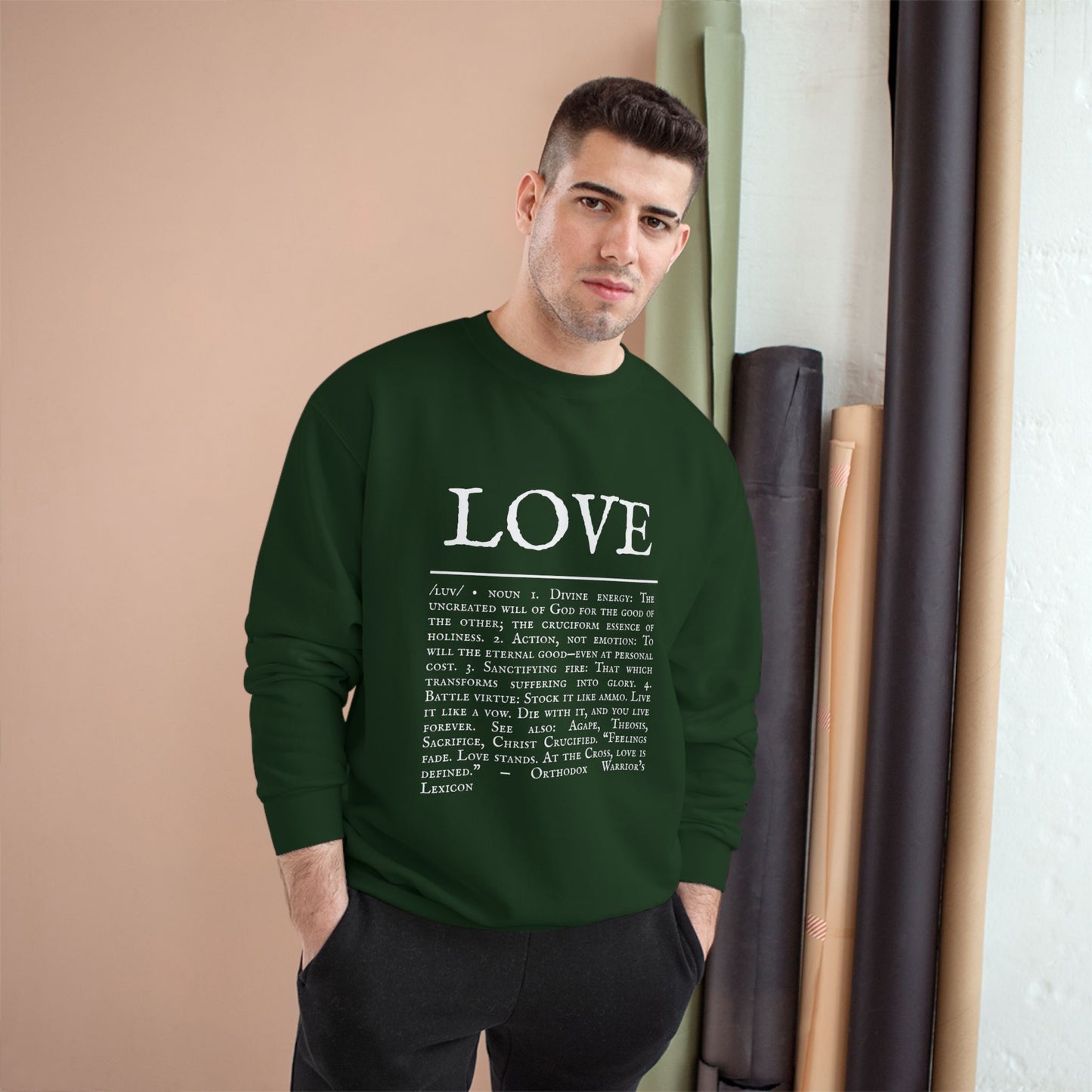 LOVE – Champion Heavyweight Hoodie