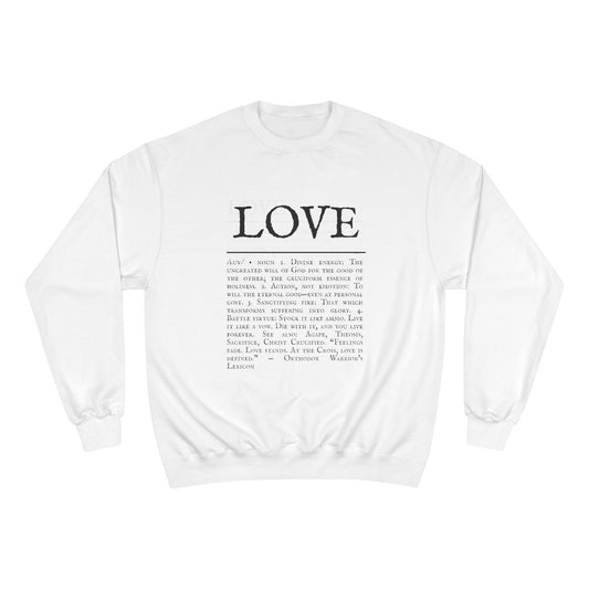 LOVE – Champion Heavyweight Hoodie