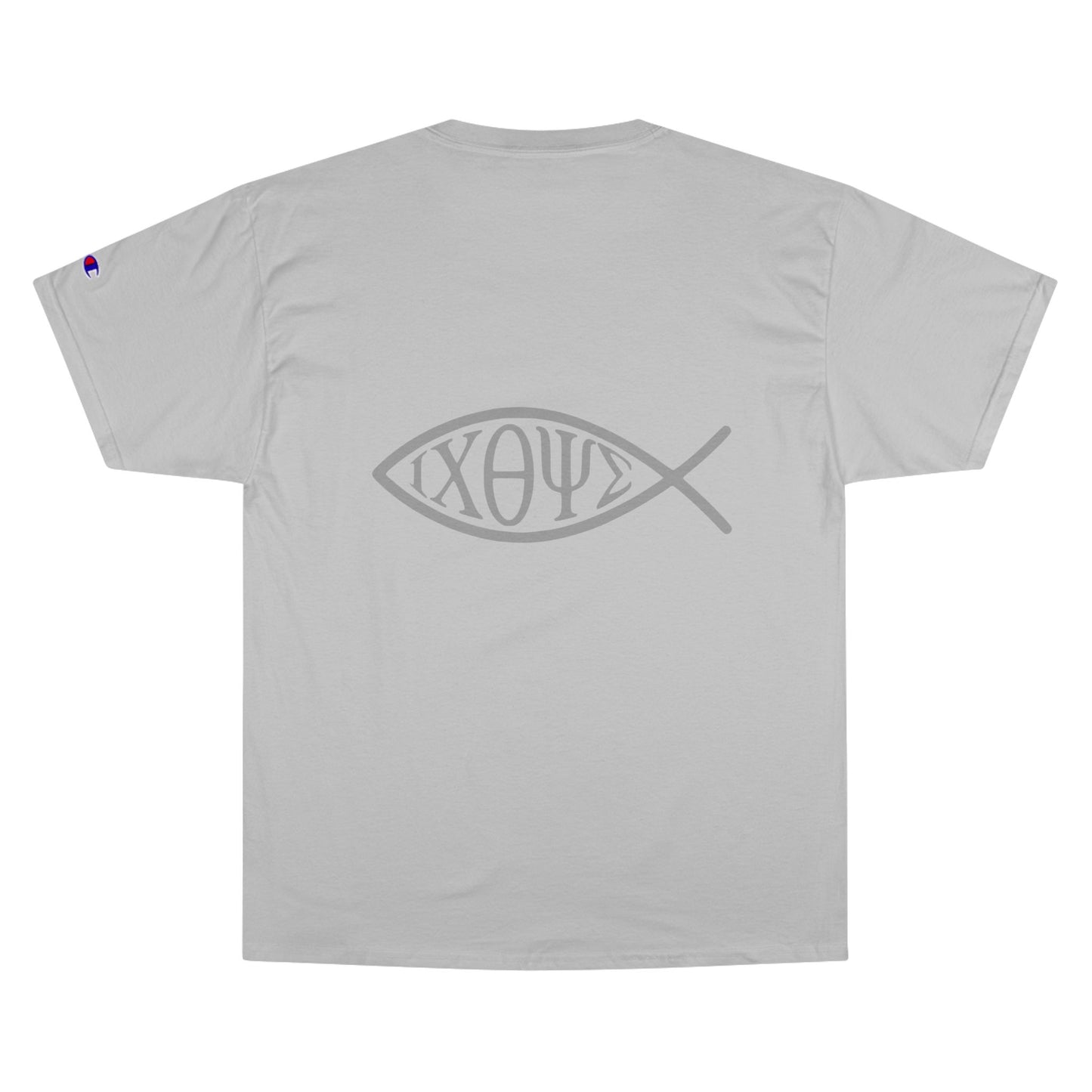 Ichthys: The Original Sign of Faith Under Fire ~ Champion T-Shirt