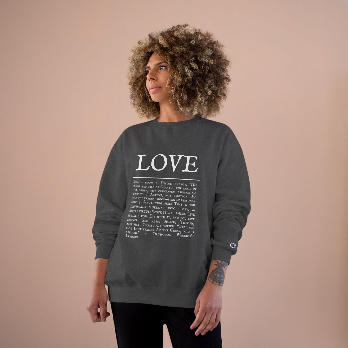 LOVE – Champion Heavyweight Hoodie