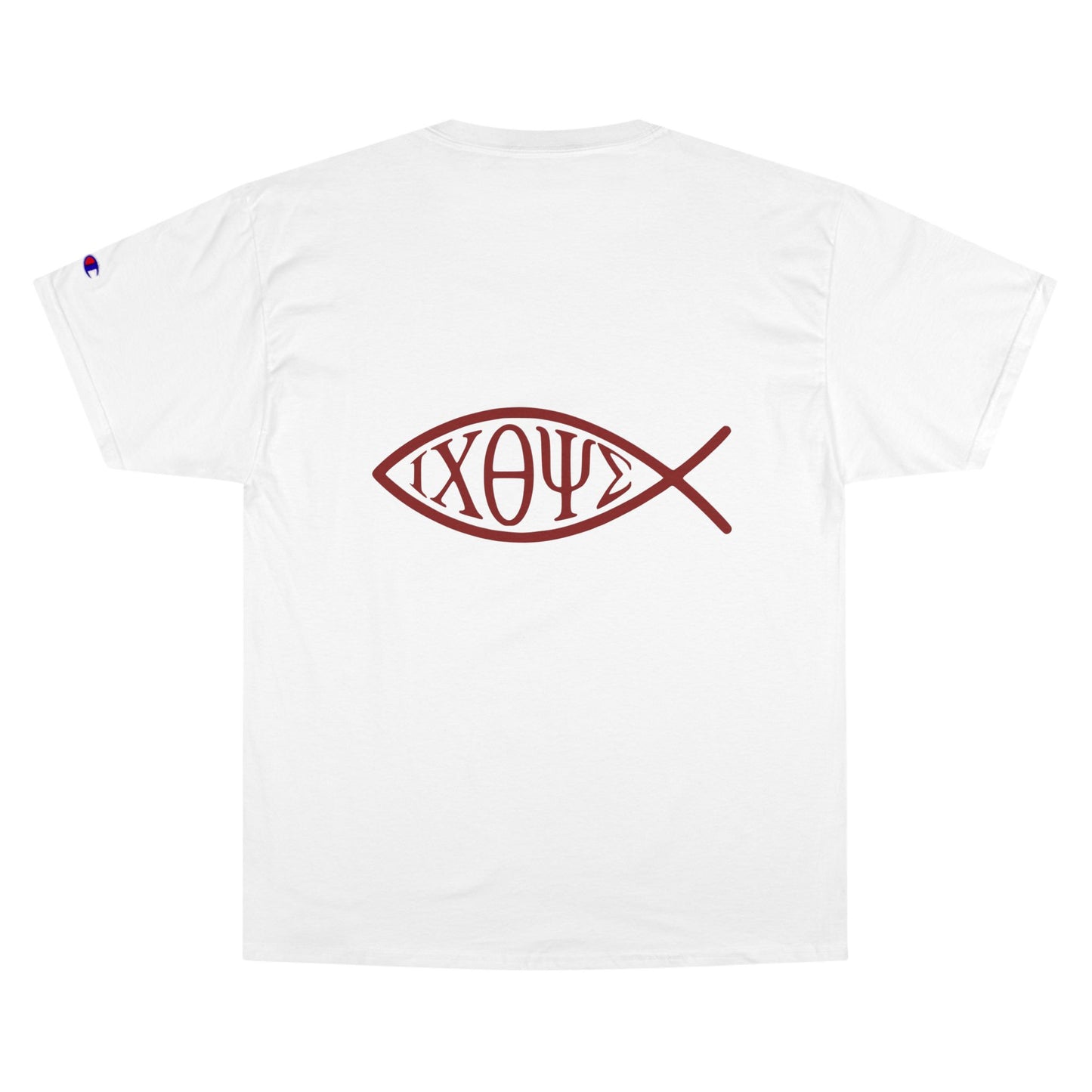 Ichthys: The Original Sign of Faith Under Fire ~ Champion T-Shirt