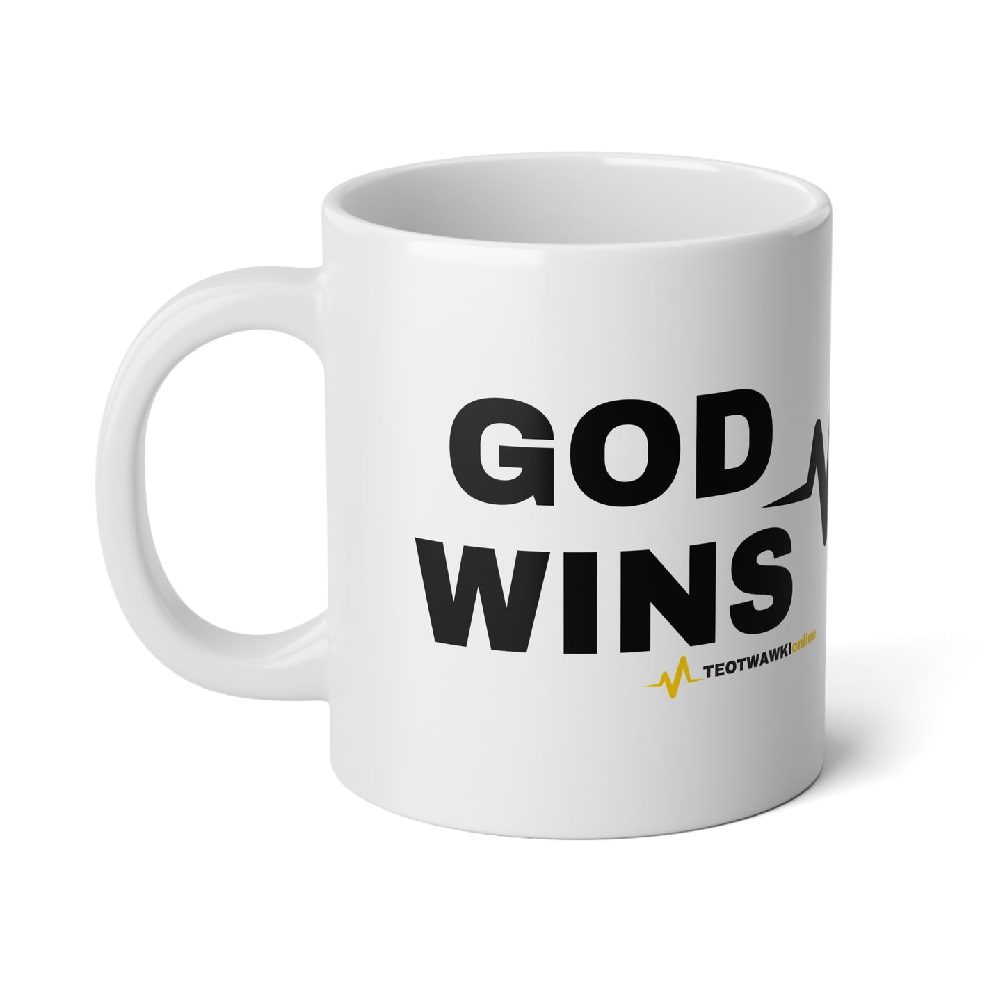 GOD WINS – 20oz Jumbo Mug