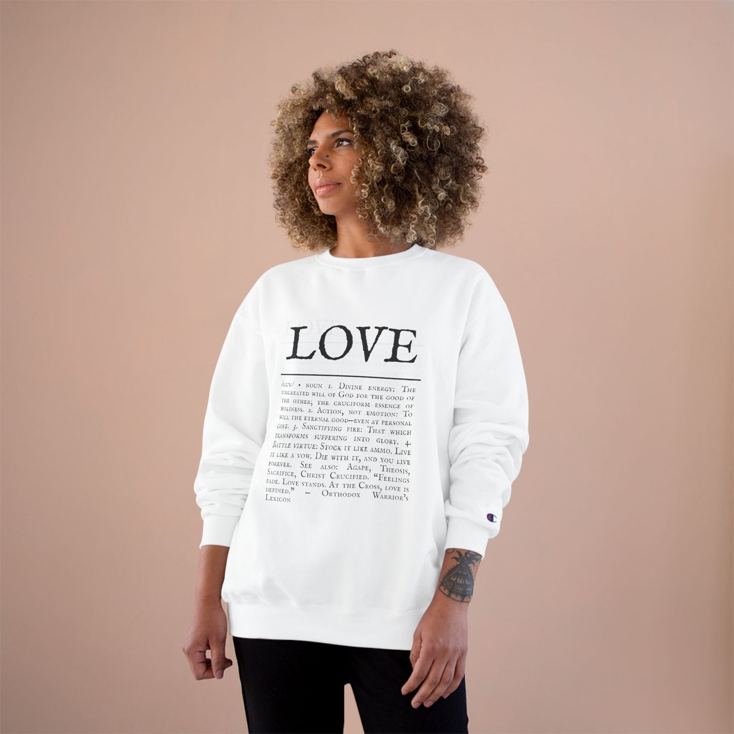 LOVE – Champion Heavyweight Hoodie