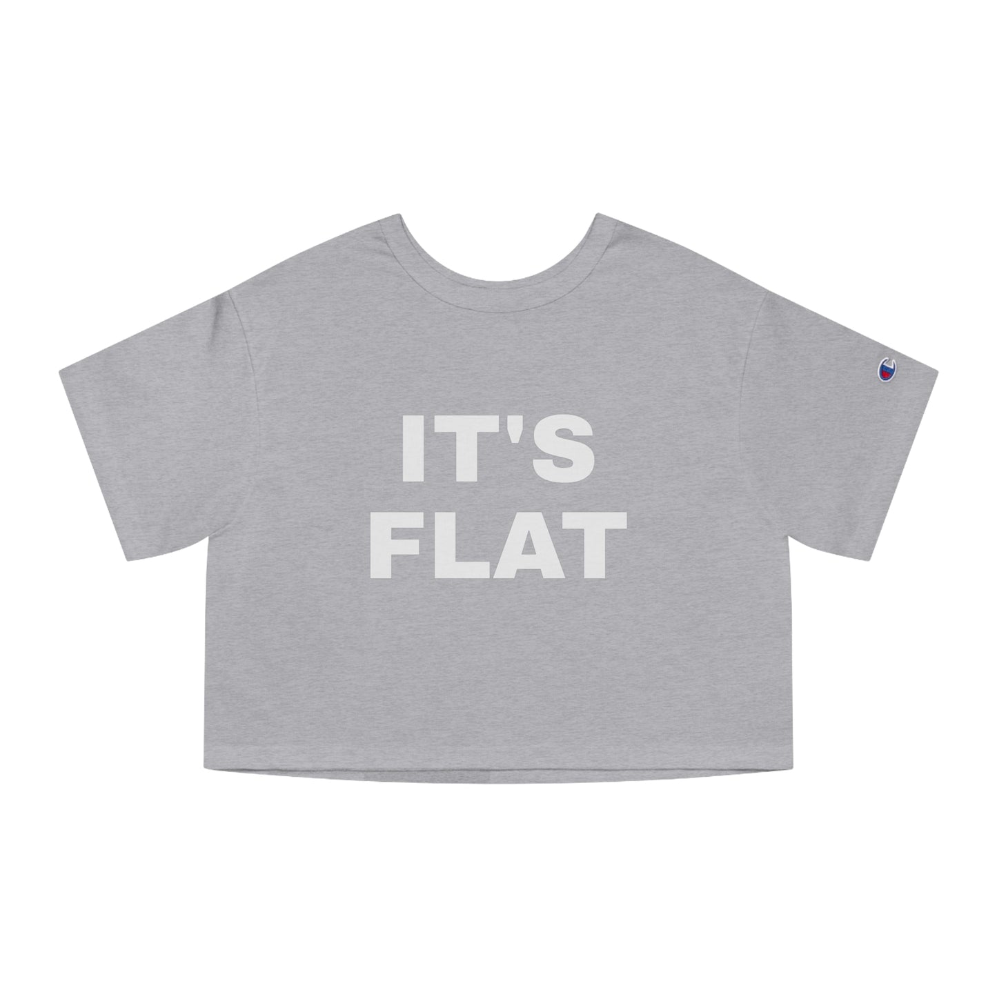 IT'S FLAT ~ Champion Women's Heritage Cropped T-Shirt