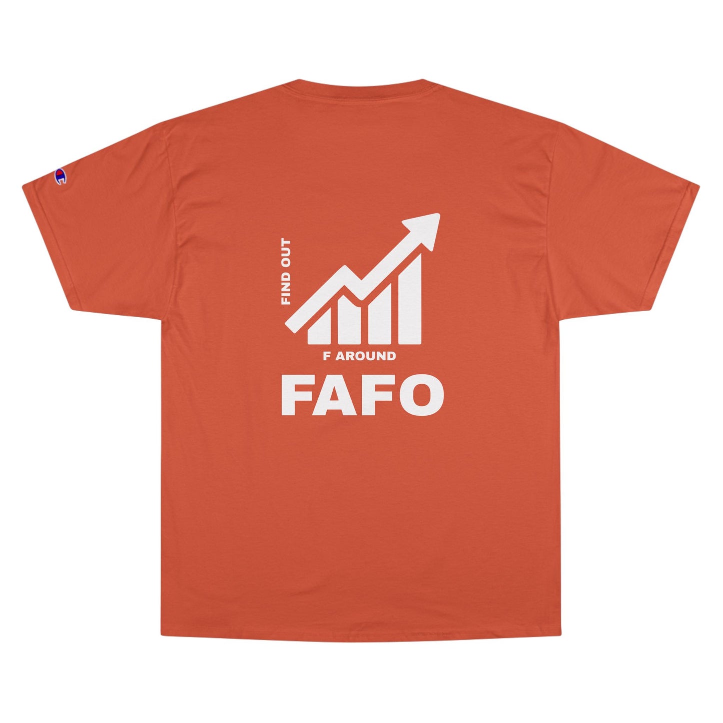 Champion® T-Shirt — FAFO WARNING TEE