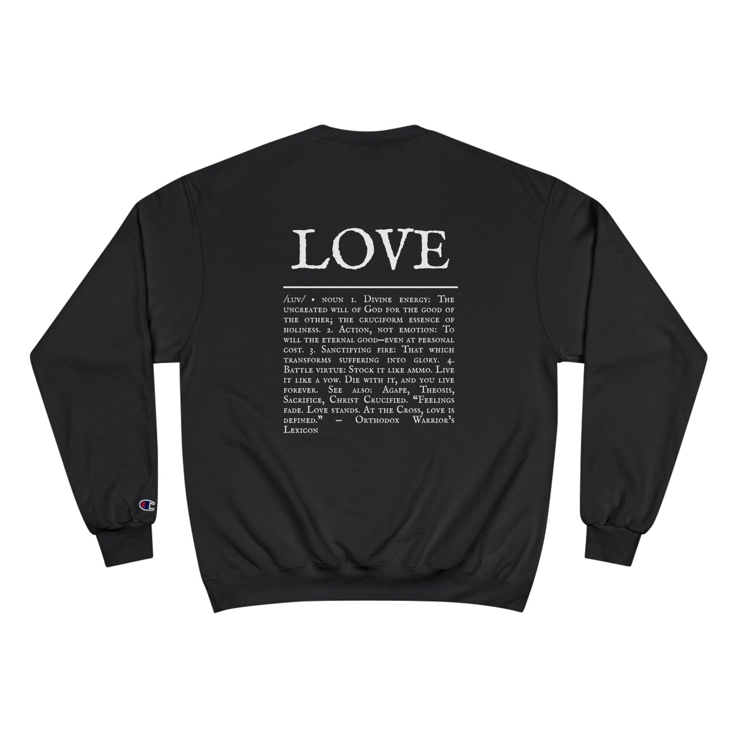 LOVE – Champion Heavyweight Hoodie