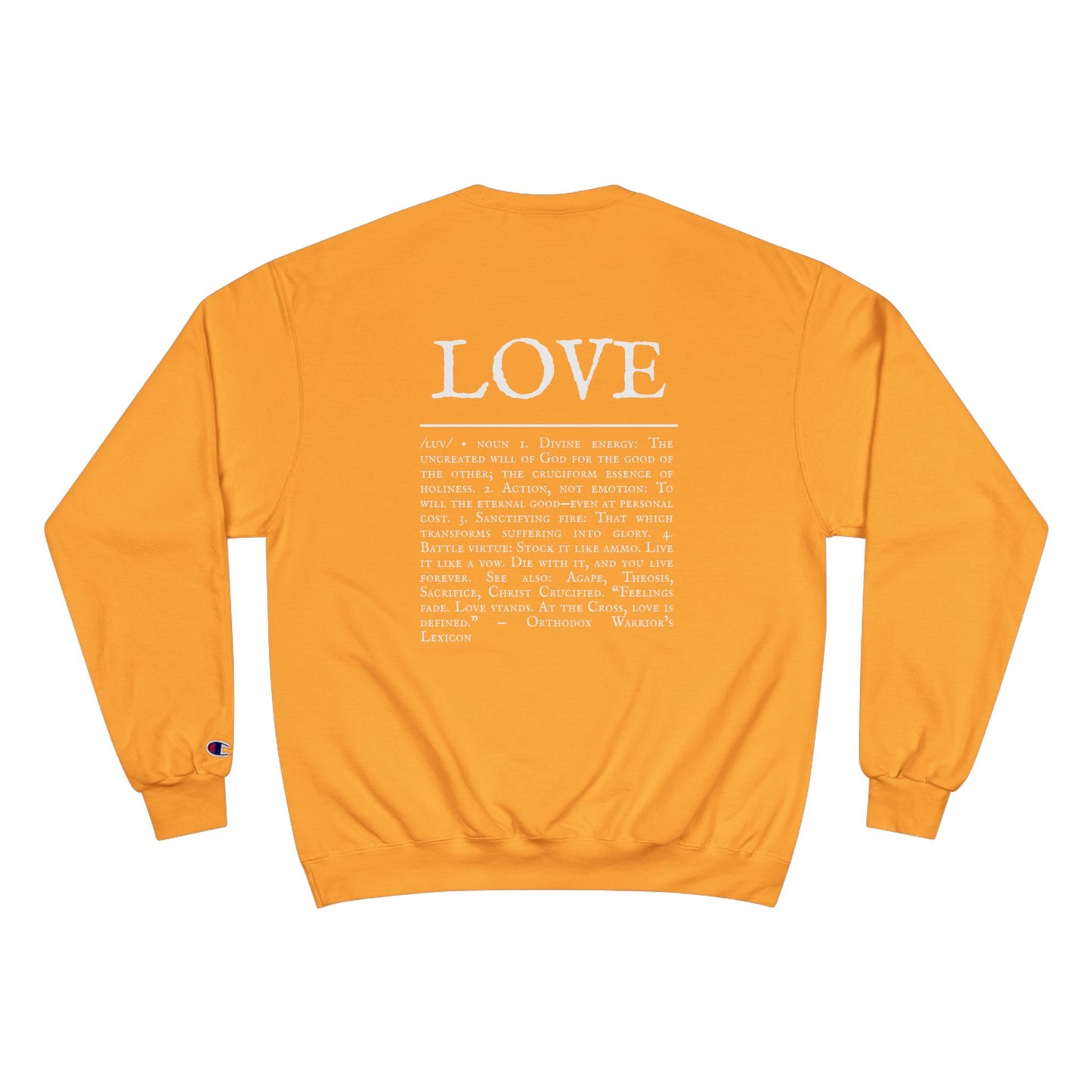 LOVE – Champion Heavyweight Hoodie