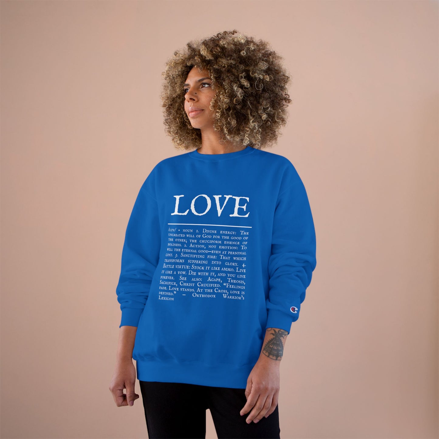 LOVE – Champion Heavyweight Hoodie