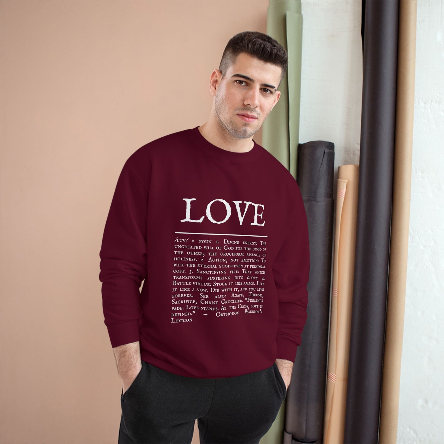 LOVE – Champion Heavyweight Hoodie