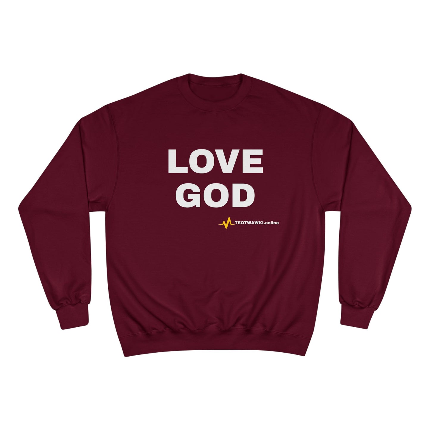 LOVE GOD – Свитшот Champion®