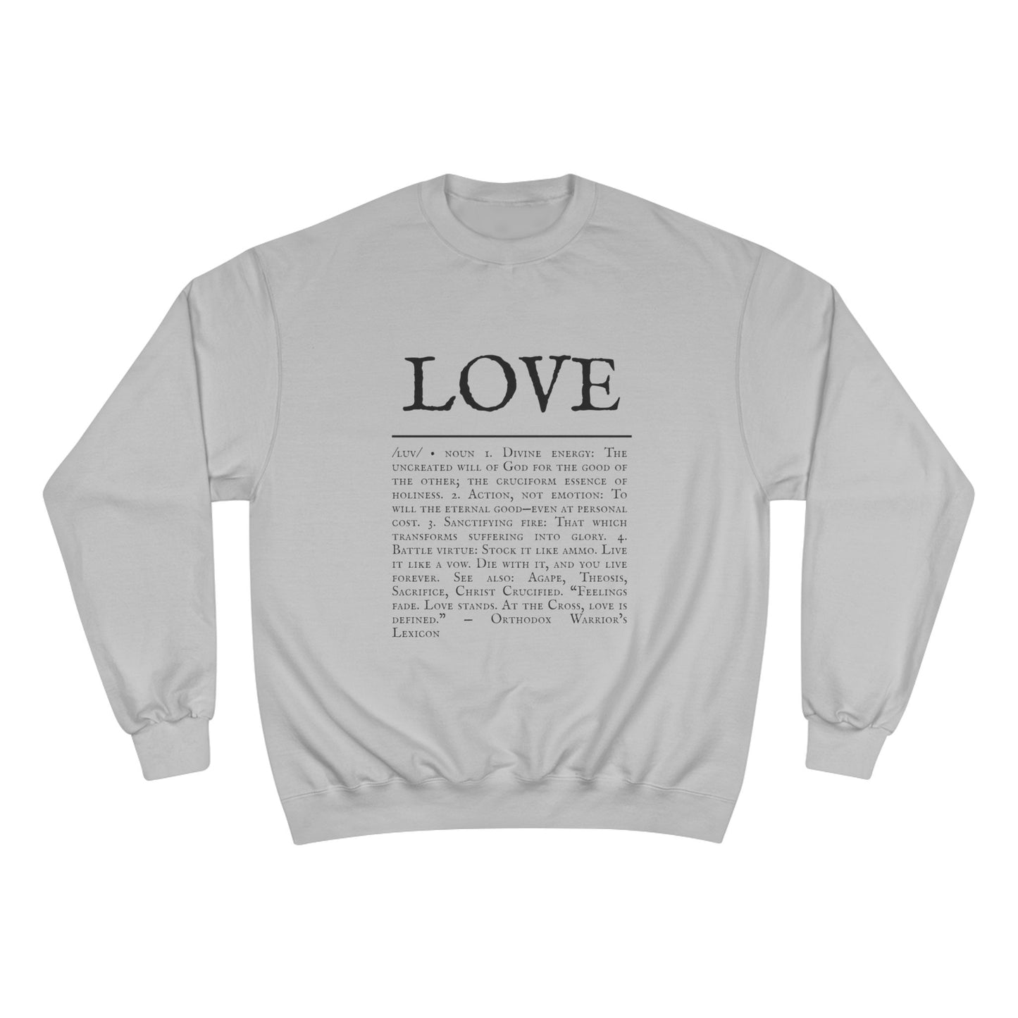 LOVE – Champion Heavyweight Hoodie