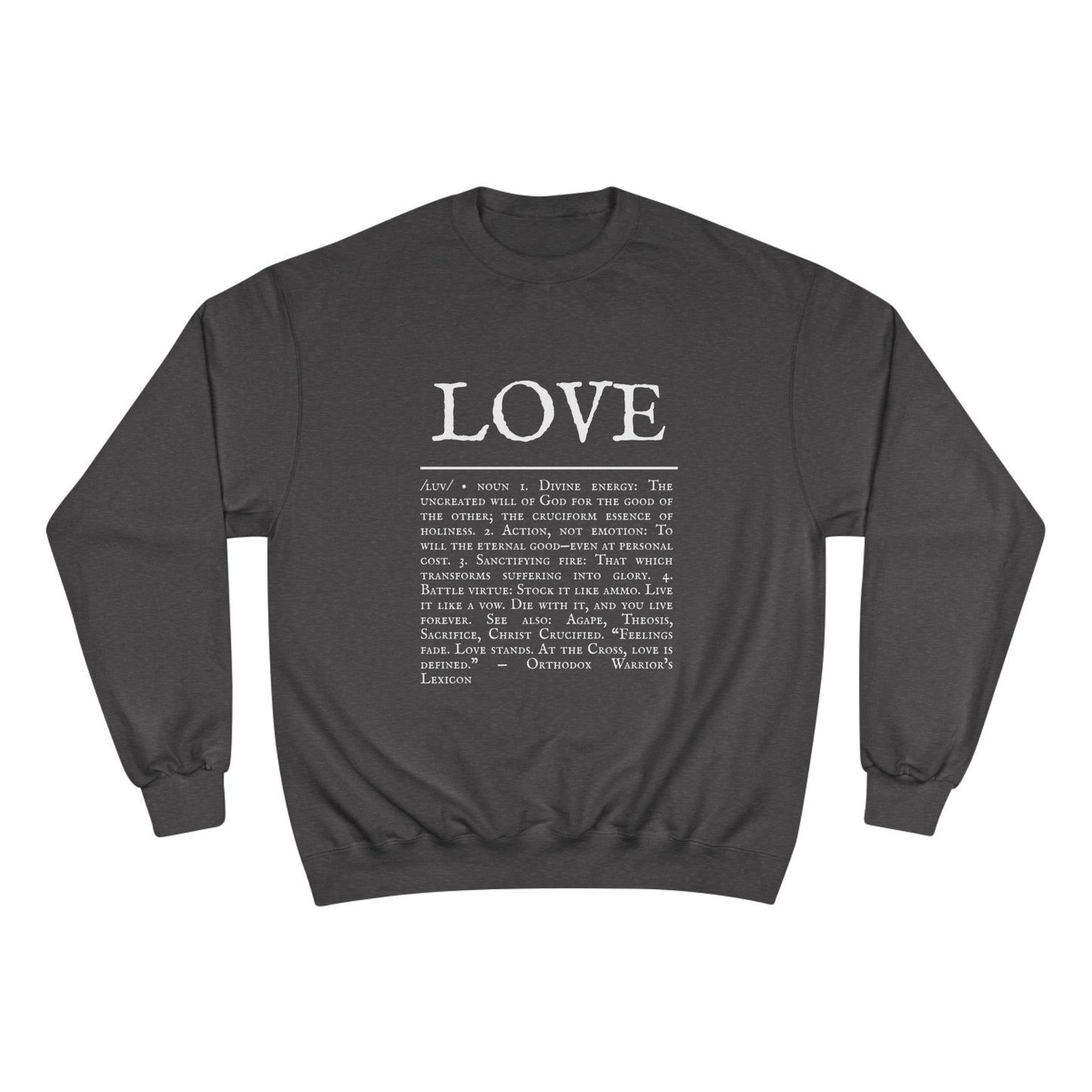 LOVE – Champion Heavyweight Hoodie