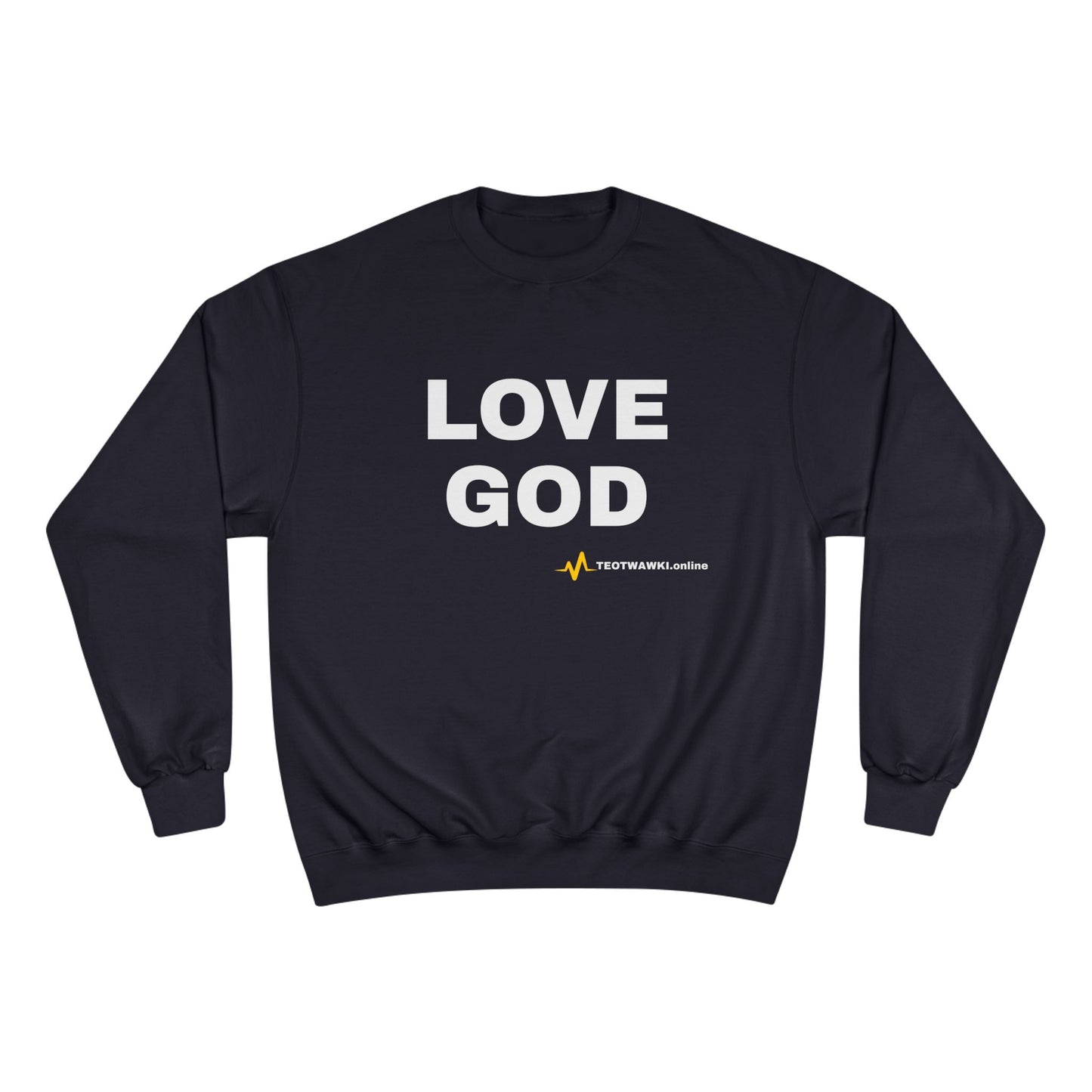 LOVE GOD – Свитшот Champion®