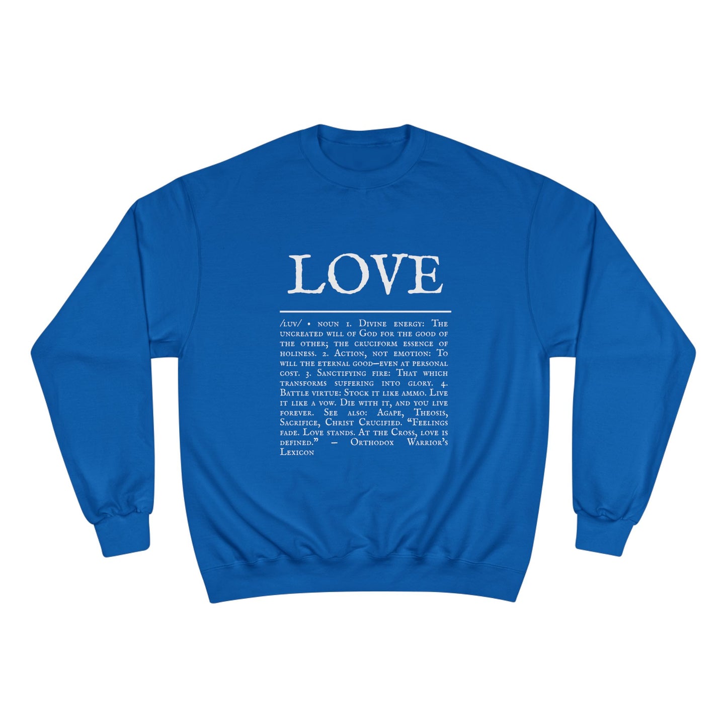 LOVE – Champion Heavyweight Hoodie