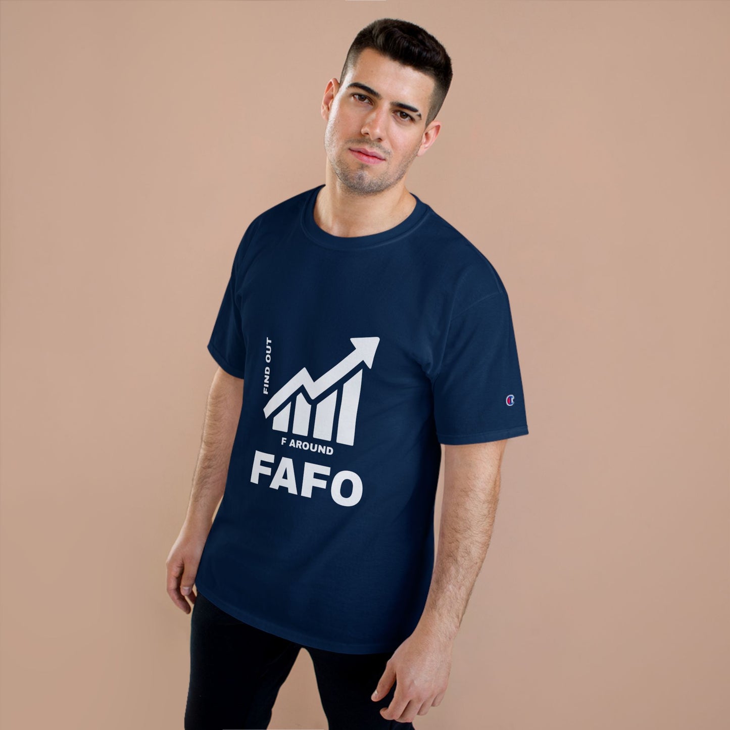 Champion® T-Shirt — FAFO WARNING TEE