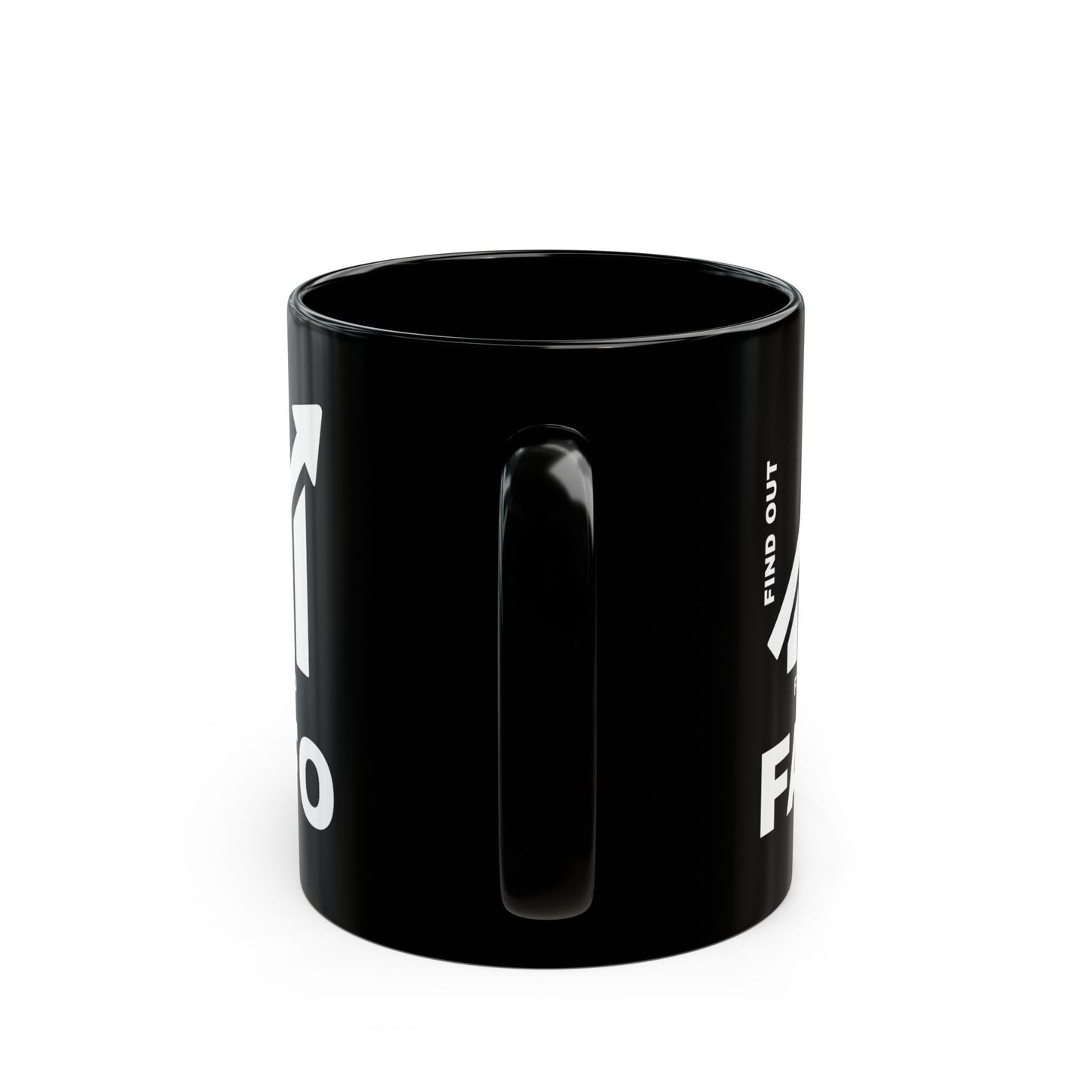 FAFO BLACK MUG — DAILY WARNING STANDARD
