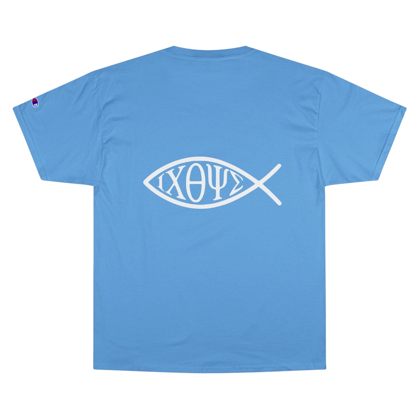 Ichthys: The Original Sign of Faith Under Fire ~ Champion T-Shirt