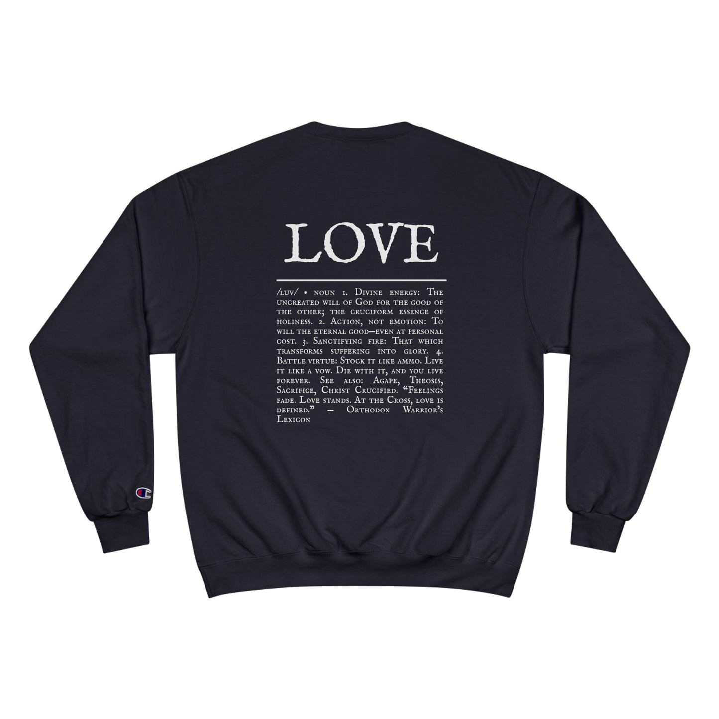 LOVE – Champion Heavyweight Hoodie