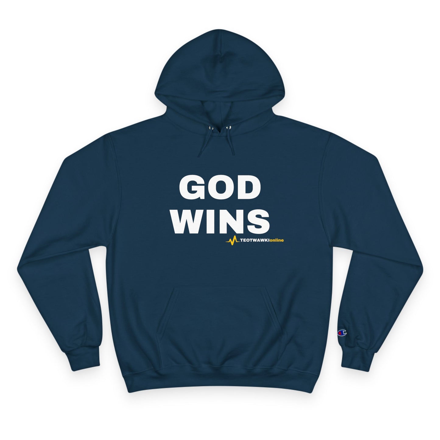 GOD WINS – Champion® Hoodie