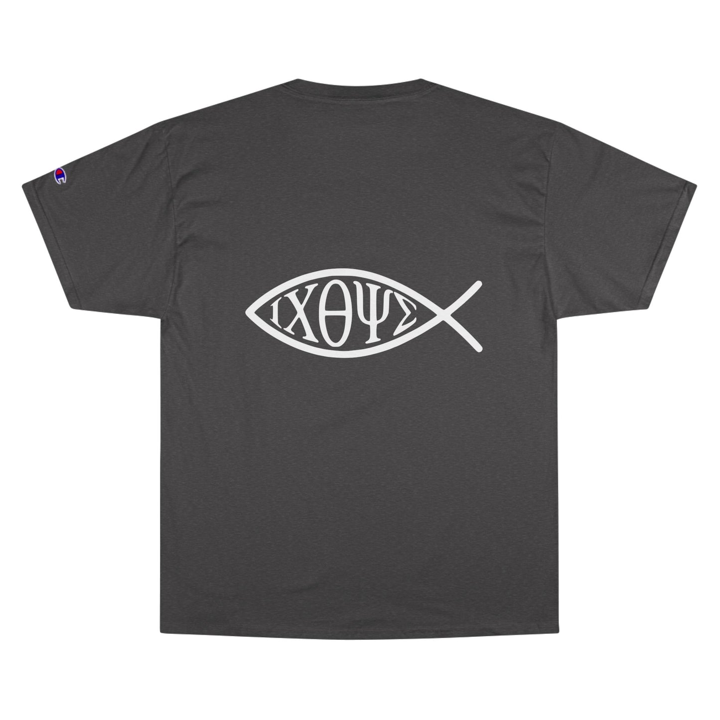 Ichthys: The Original Sign of Faith Under Fire ~ Champion T-Shirt