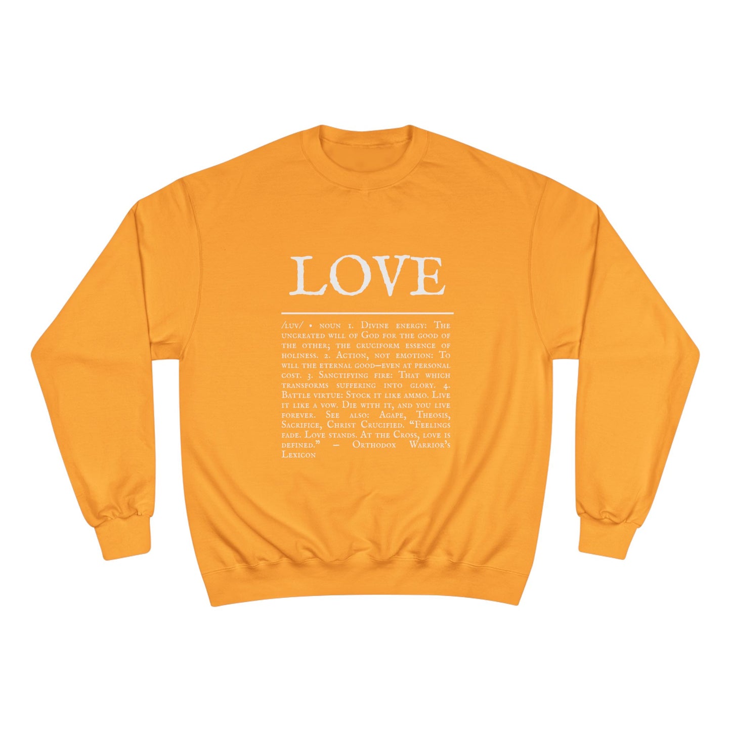 LOVE – Champion Heavyweight Hoodie