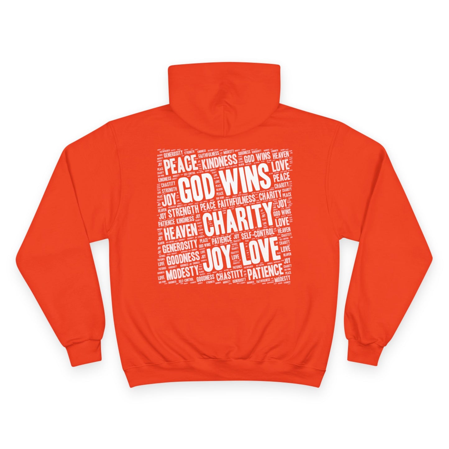 GOD WINS WITH VIRTUE ~ Champion Hoodie