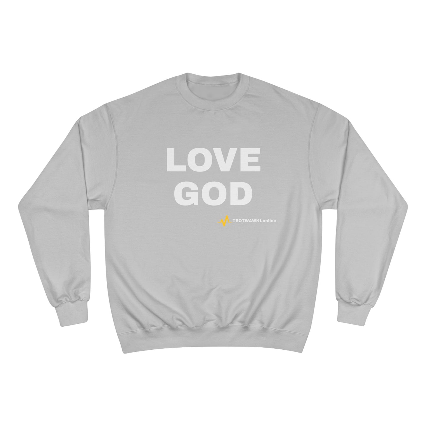 LOVE GOD – Свитшот Champion®