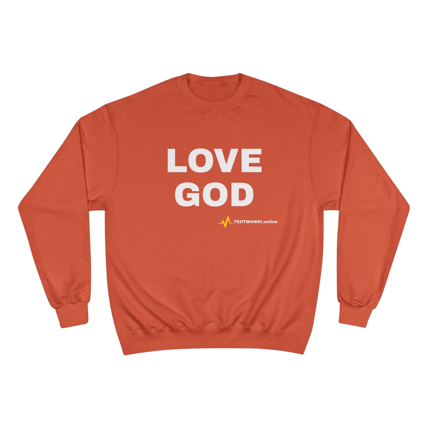 LOVE GOD – Свитшот Champion®