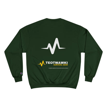 GOD WINS – Champion® Crewneck Sweatshirt