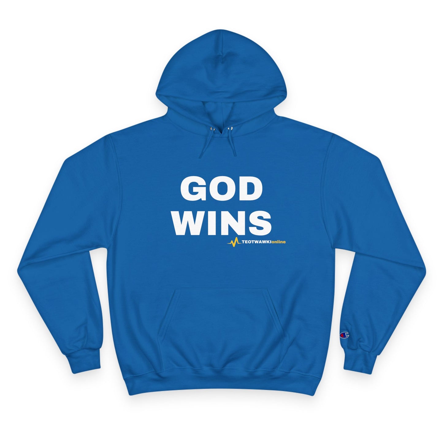 GOD WINS – Champion® Hoodie