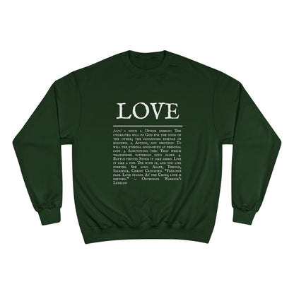 LOVE – Champion Heavyweight Hoodie