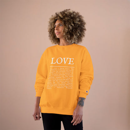 LOVE – Champion Heavyweight Hoodie