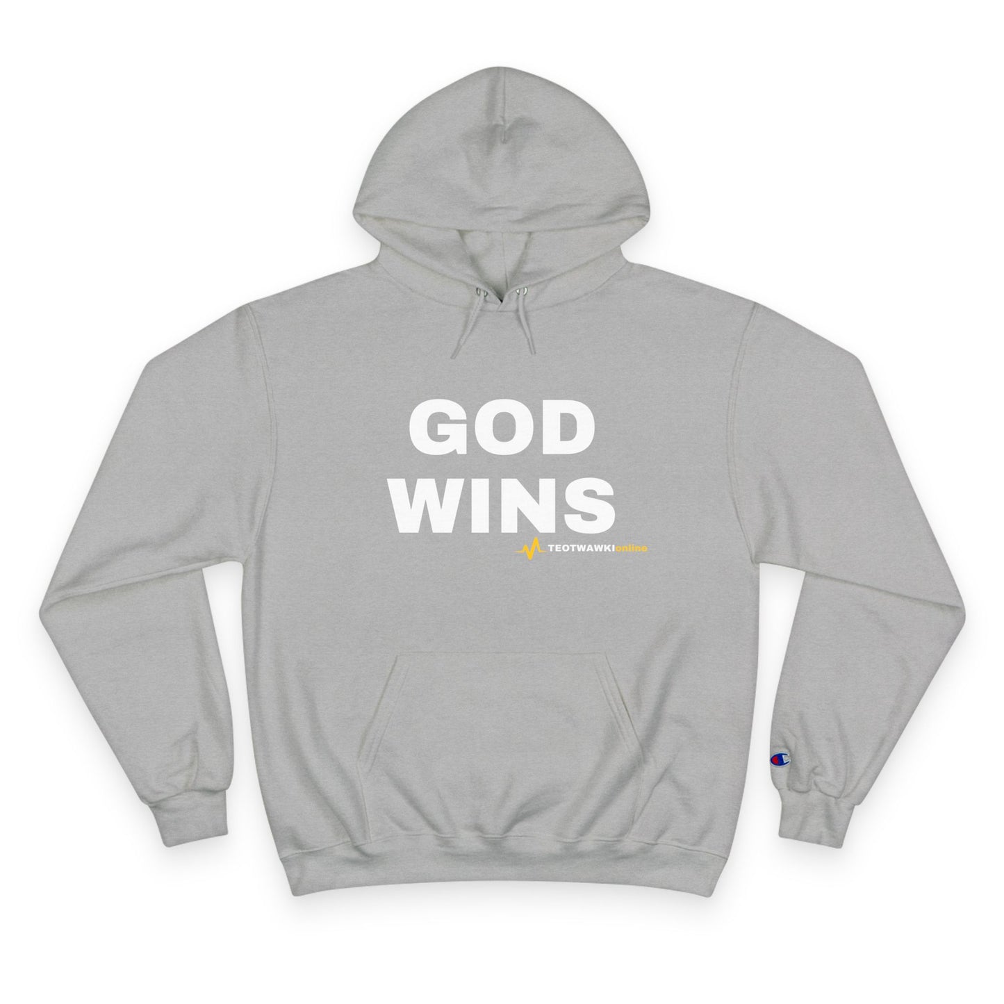GOD WINS – Champion® Hoodie