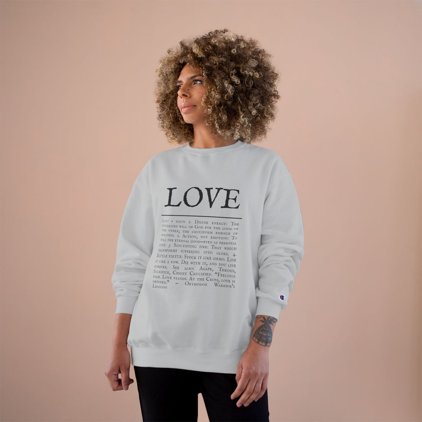 LOVE – Champion Heavyweight Hoodie