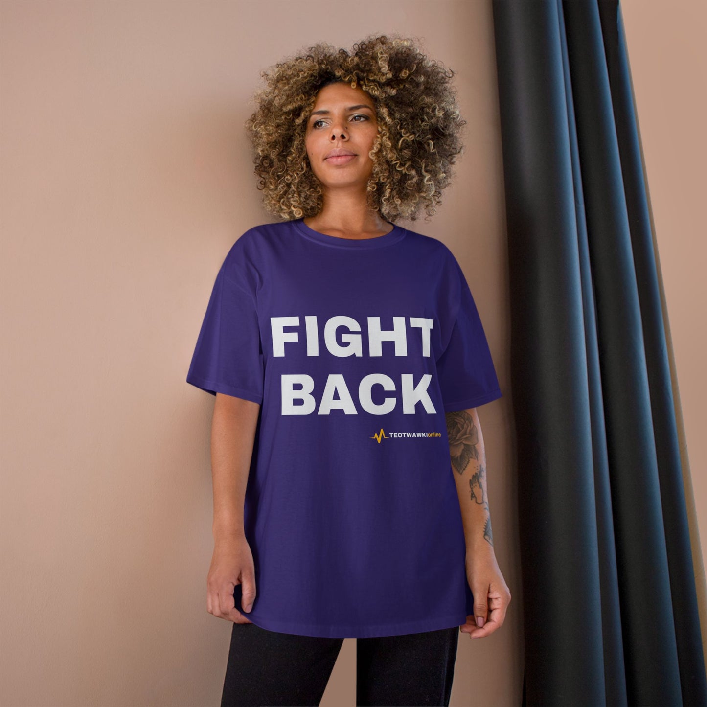 FIGHT BACK — Champion® Tee