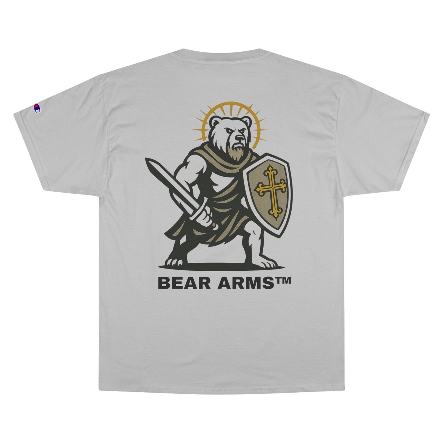 BEAR ARMS™ – BRUTUS THE CRUSADER DEFENDER (CHAMPION™ TEE)
